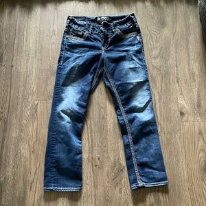 Silver Capri jeans size 26